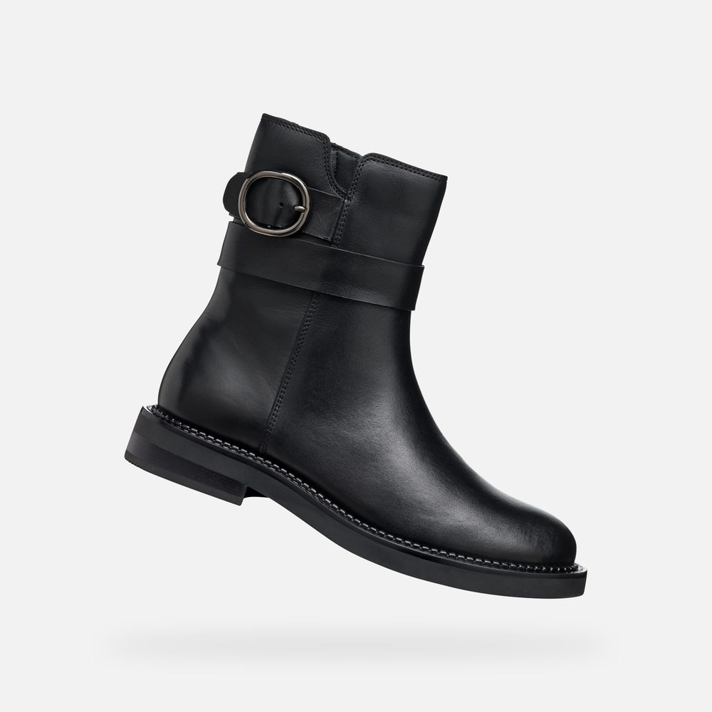 Černá dámská kotníková obuv Geox Serilda - 35