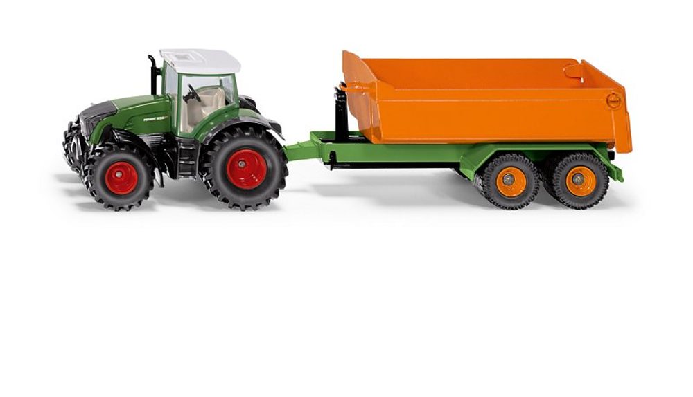 Levně SIKU Farmer - traktor Fendt s vyklápěcím přívěsem, 1:50