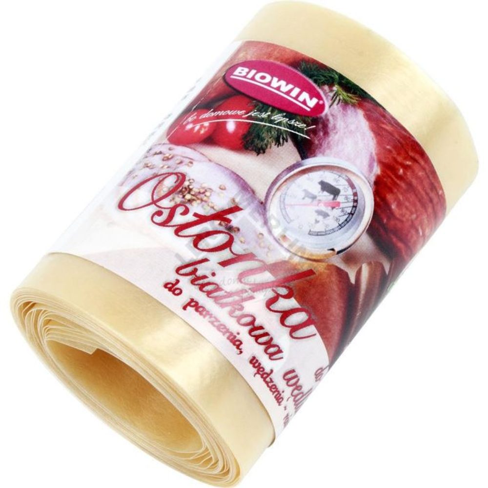 Levně střevo 4m, d5,5cm, do 100°C bílkovinné