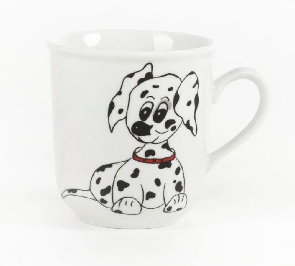 Levně hrnek 160ml DĚTSKÝ-DALMATIN, čes.porcelán
