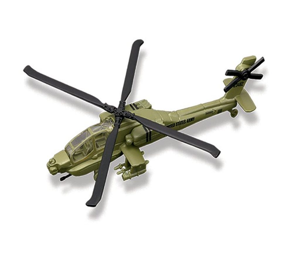 Levně Maisto - Fresh Metal Tailwinds - letadla, AH-64 Apache, zelená, blister