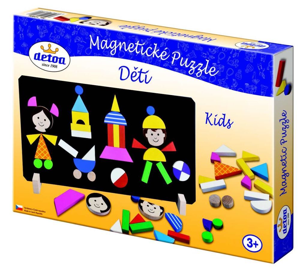 Levně Detoa Děti magnetické puzzle