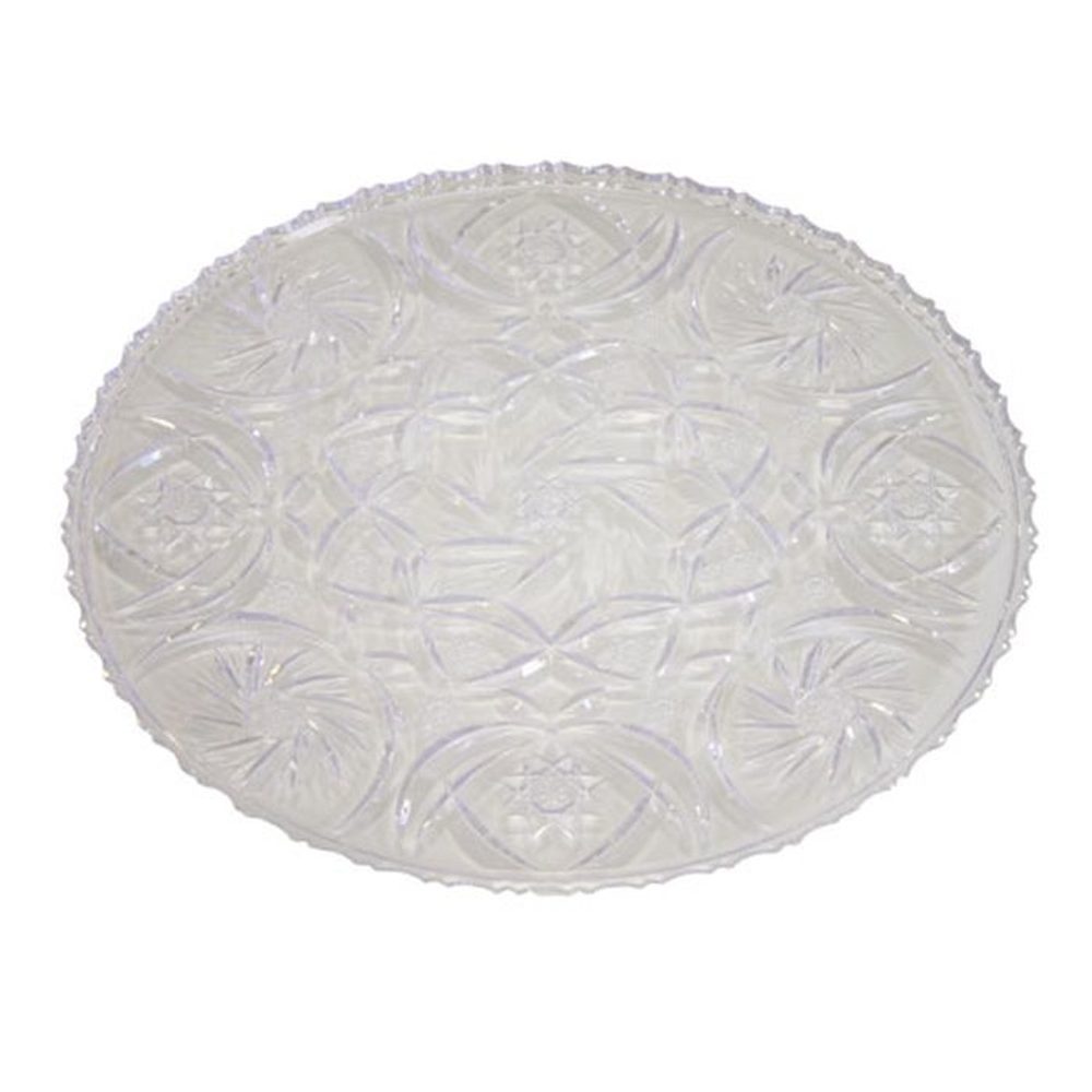 Levně podnos d30cm EVA, KRYSTAL, brus, plast