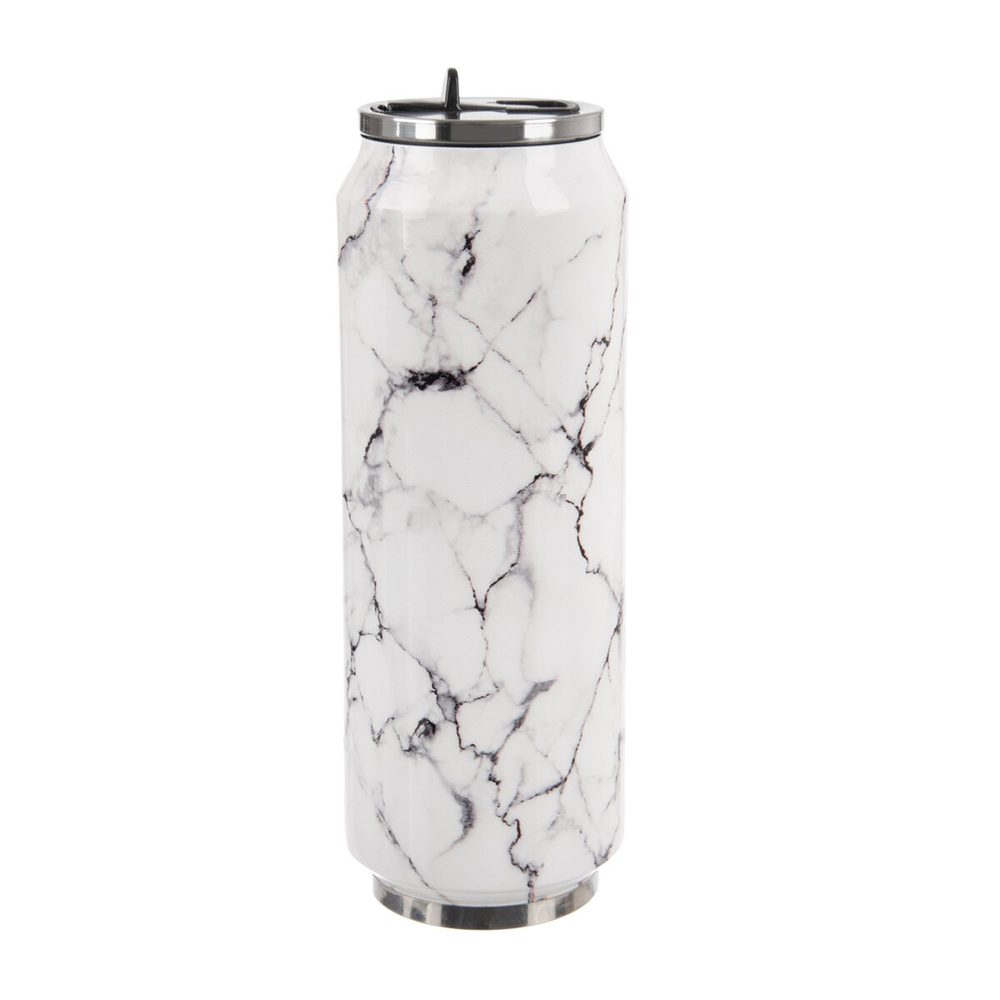 Levně Termoska plechovka mramor 0,7 l
