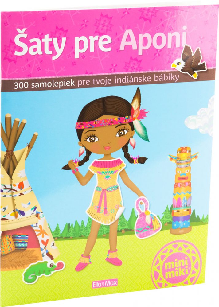 Levně Presco Group Šaty pre APONI – Kniha samolepiek