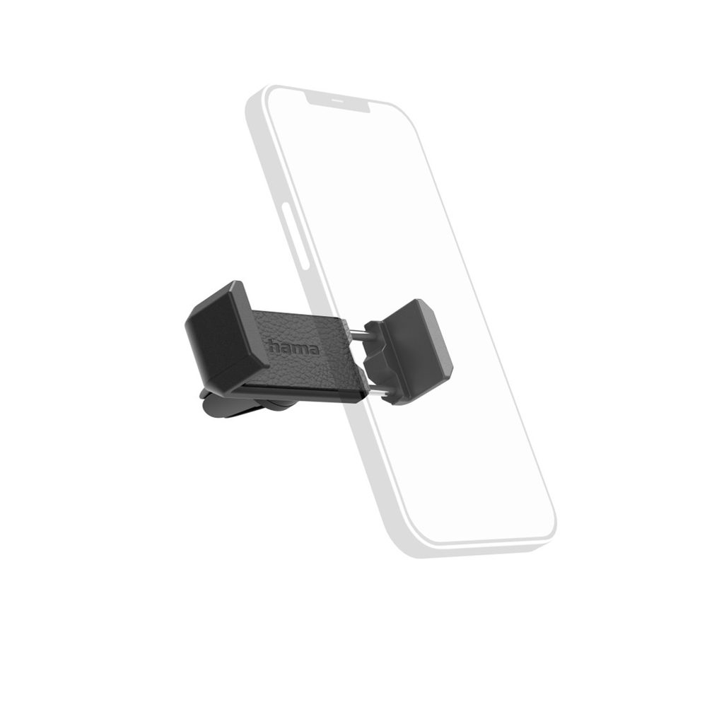 Levně Hama Compact, držák mobilu do auta, připevnění k ventilační mřížce, otočný o 360°, univerzální
