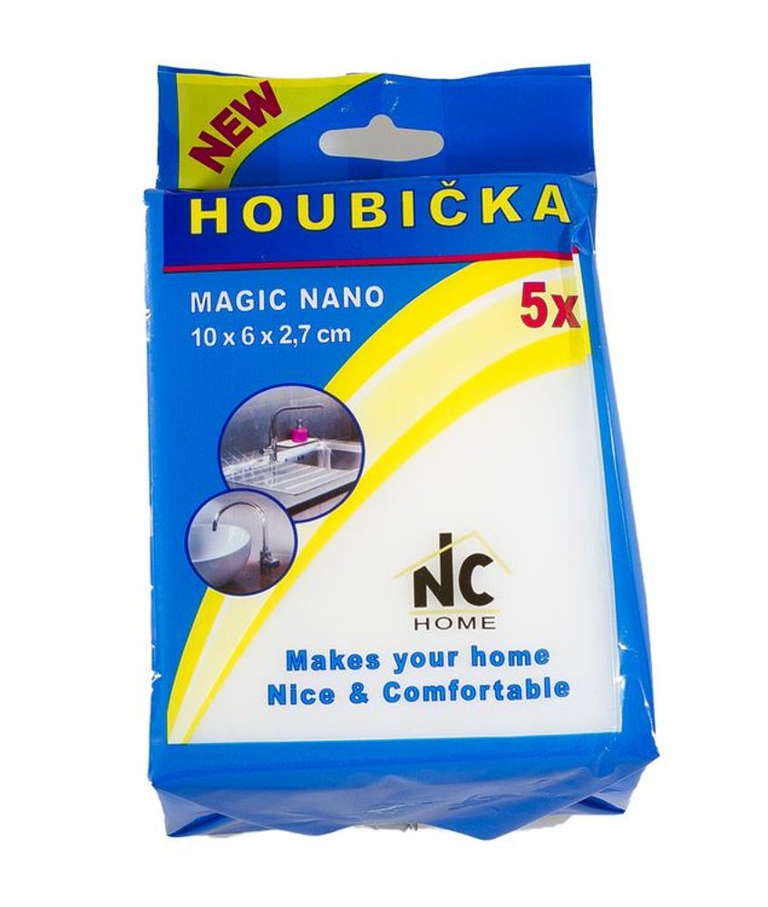 Levně houba 5ks MAGIC NANO 10x6x2,7cm