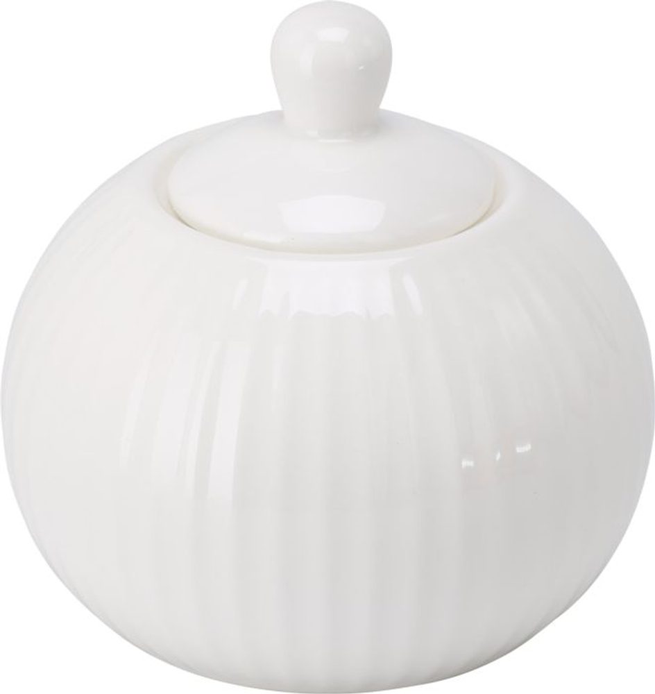 Levně cukřenka d cm, v.11,5 cm, s víčkem, porcelán