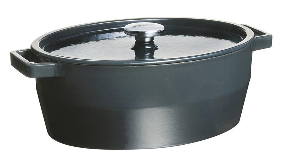 Pyrex KASTROL LITINOVÝ S POKL. PYREX 6L, 33X25CM, ŠEDÁ