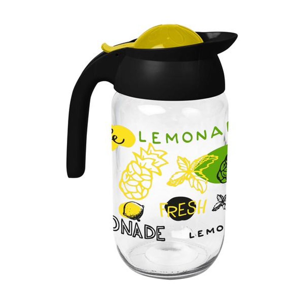 Levně TORO DŽBÁN DEKOR CITRÓN 1,5 L, SKLO/PLAST