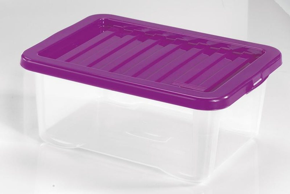 heidrun BOX ÚLOŽNÝ S VÍKEM 18L,QUASAR,PLAST,43X33X18CM