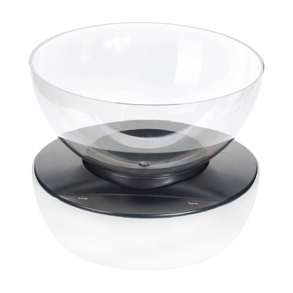 Levně EXCELLENT HOUSEWARE Váha kuchyňská s mísou digitální 5 kg / 1,3 l bílá KO-103100000bila