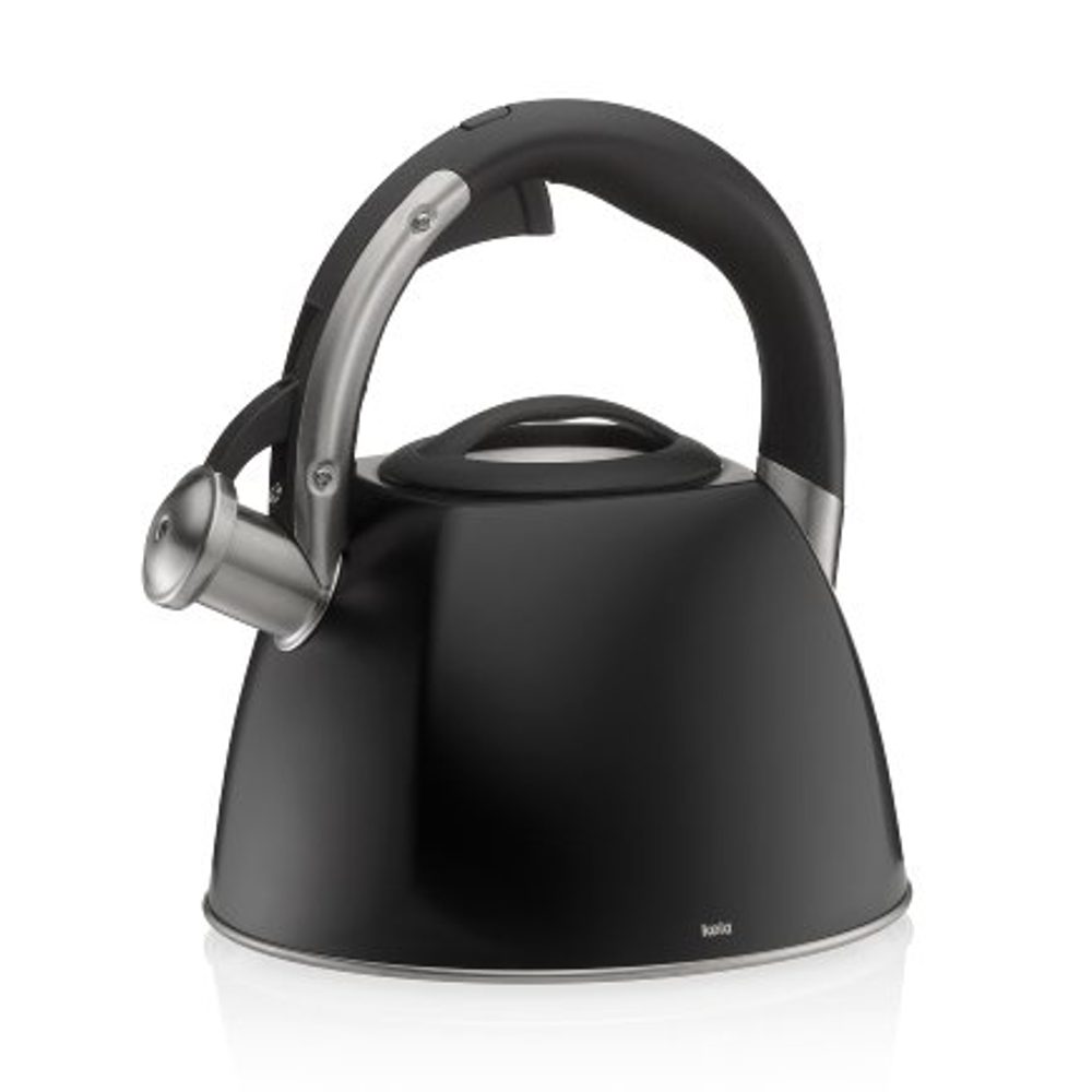 Levně KELA Konvice pískací Vitus nerez 2,4 l, černá matná KL-12079