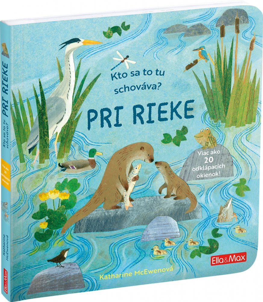 Levně Presco Group Kto sa to tu schováva? PRI RIEKE – Knižka s odklápacími okienkami