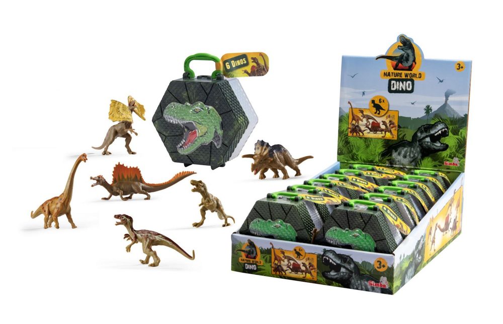 Levně Dinosauři v krabičče 8-9 cm, 6 ks,12DP