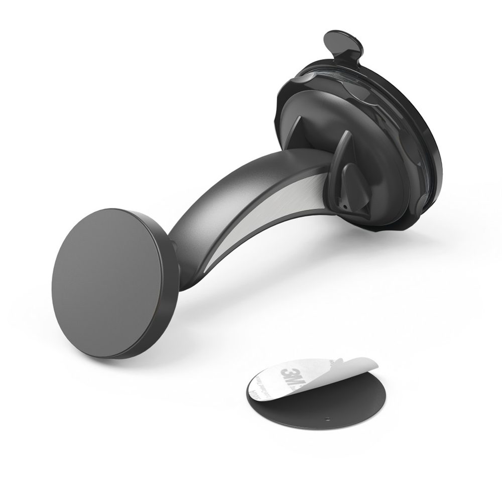 Levně Hama Magnet, univerzální držák mobilu na přední sklo auta, přísavka, otáčení o 360°