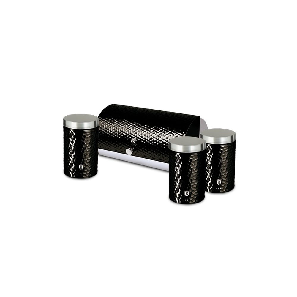 Levně BERLINGERHAUS Chlebník a dóza na potraviny sada 4 ks Primal Gloss Collection BH-6735