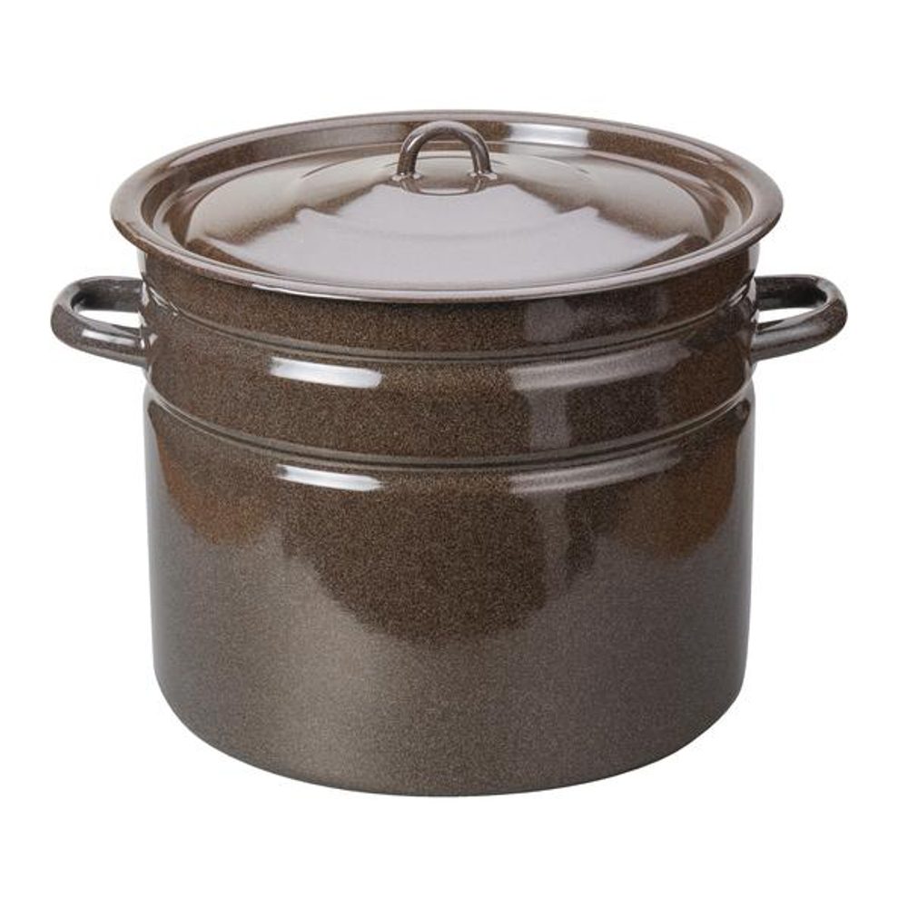 Levně TORO HRNEC S POKLICÍ SMALT 20L, HNĚDÝ