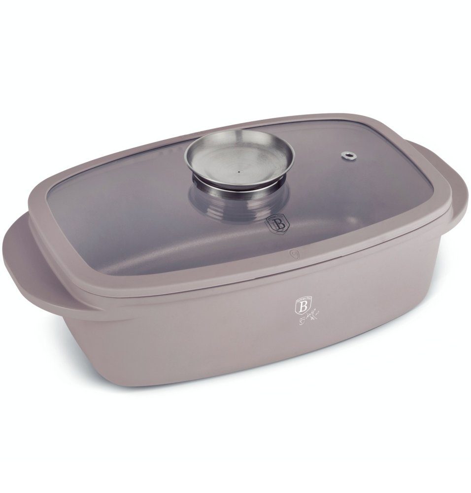 BERLINGERHAUS Pekáč do trouby s Aroma víkem 6 l Taupe Collection BH-8778