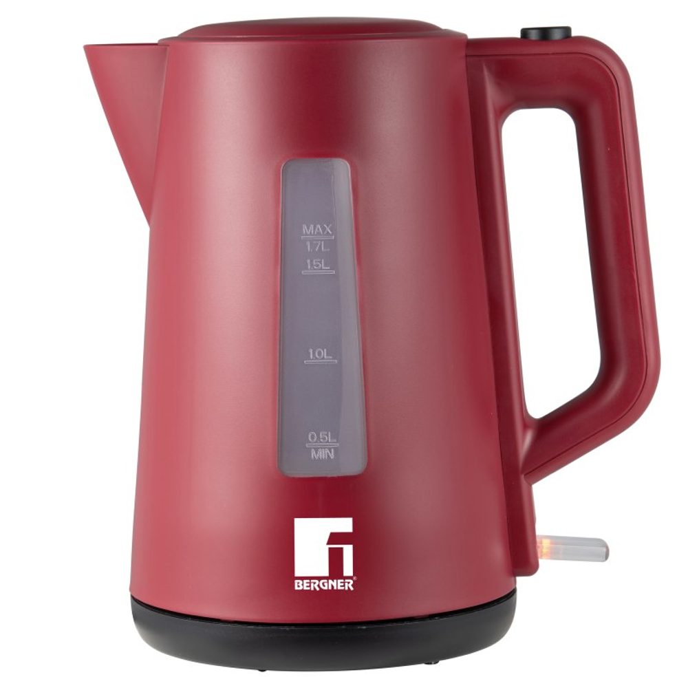 Levně BERGNER Rychlovarná konvice 1,7 l 2200W MAROON BG-51040-RD