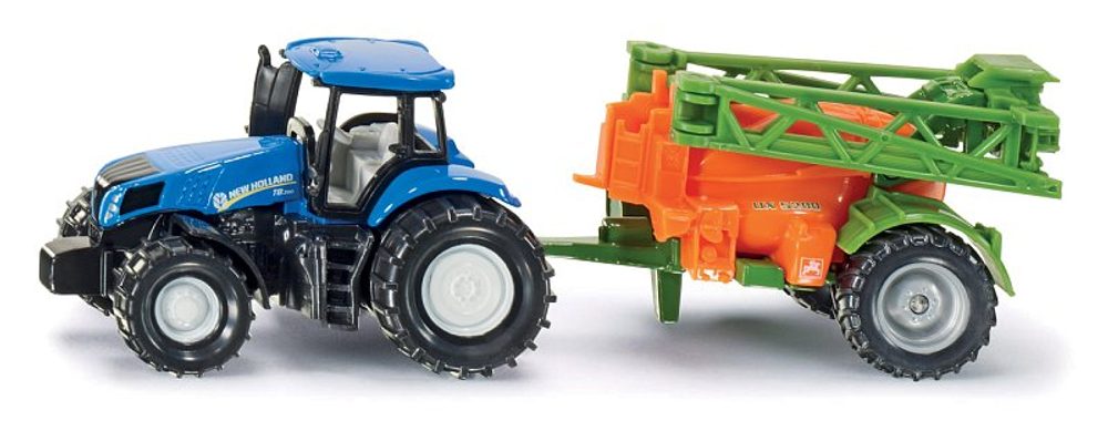 Levně SIKU Super - Traktor s přívěsem na rozprašování hnojiva