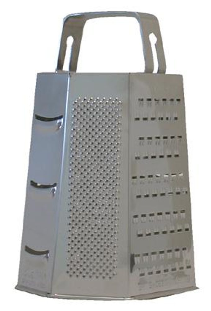 Levně TORO Struhadlo šestihran nerez, 22 x 9, 5 cm