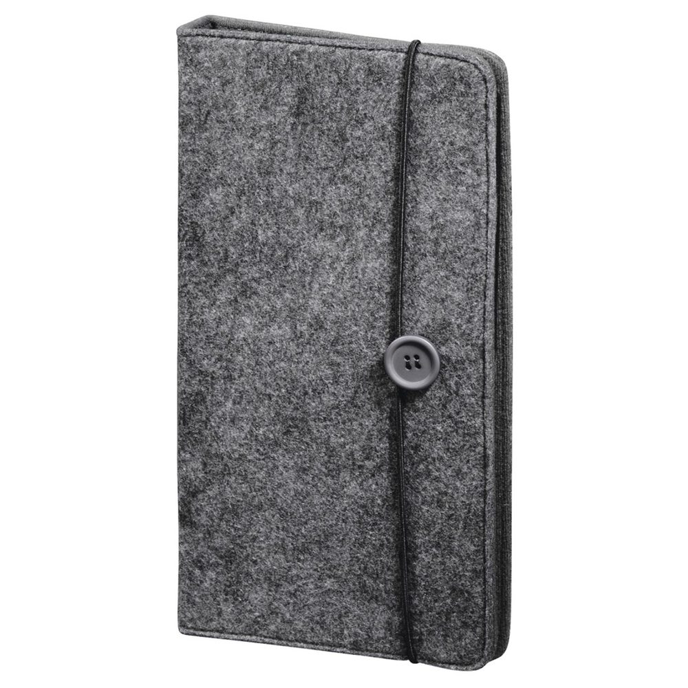 Levně Hama Felt, pouzdro pro 48 CD/DVD/Blu-ray disků, filcové, šedé