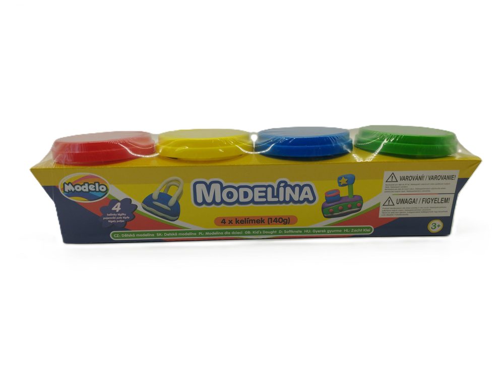 Levně Kids Toys Modelína 4x 140g různé barvy
