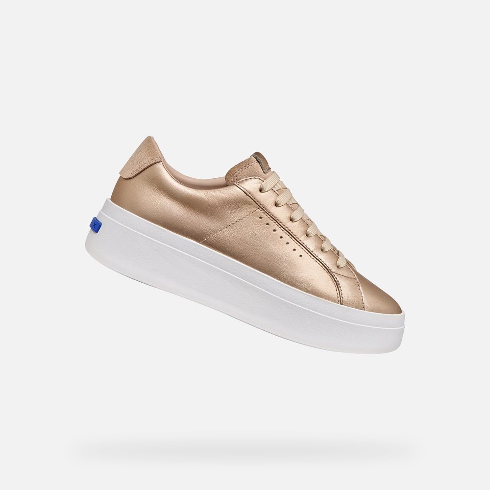 Růžové dámské tenisky Geox Gxcp-03 - 36