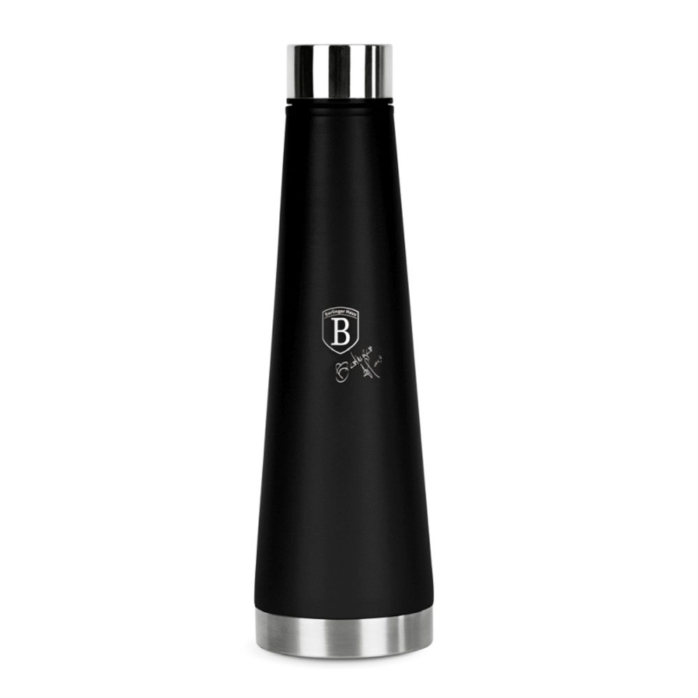 Levně BERLINGERHAUS Termoska lahev na pití nerez 0,4 l Matte Black Collection BH-8750