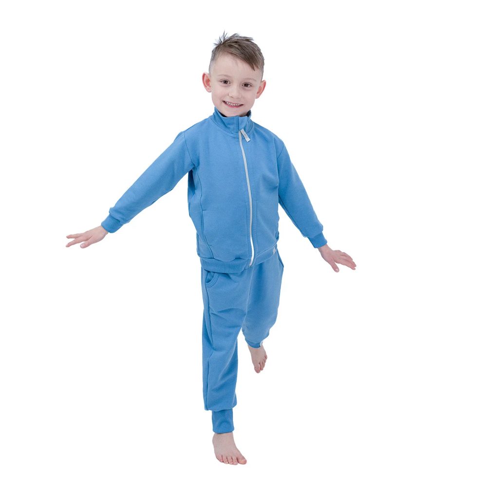 Levně ESITO Rostoucí tepláky EasyFit Pacyfik - modrá - 92 modrá