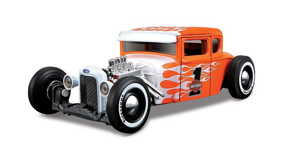 Levně Maisto - Harley-Davidson Custom, 1929 FORD model A, 1:24