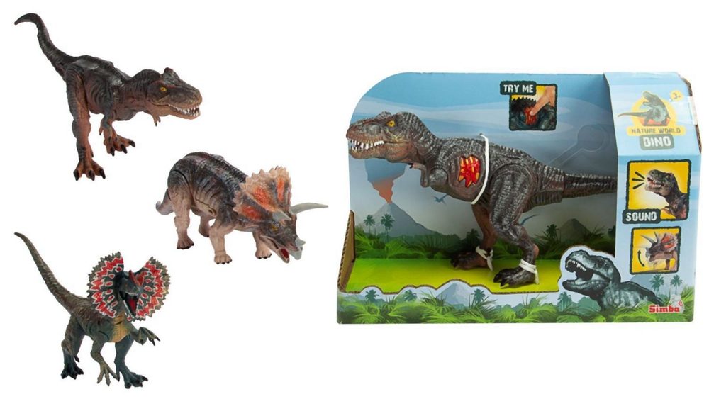 Levně Dinosaurus se zvukem, 3 druhy