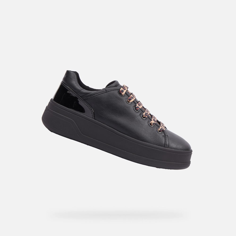 Černé dámské tenisky Geox Spherica Ecub-2 - 36