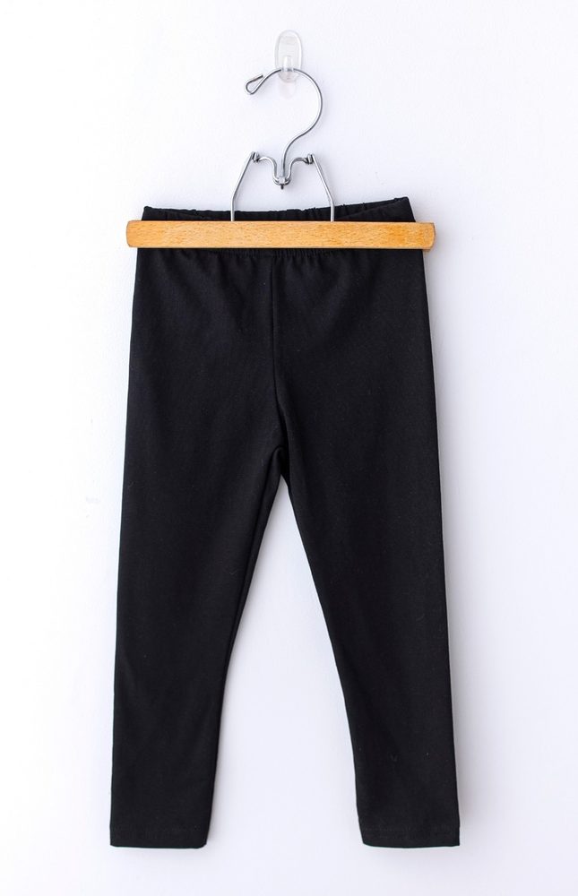 Levně Legíny Lily Grey jednobarevné - black - 104