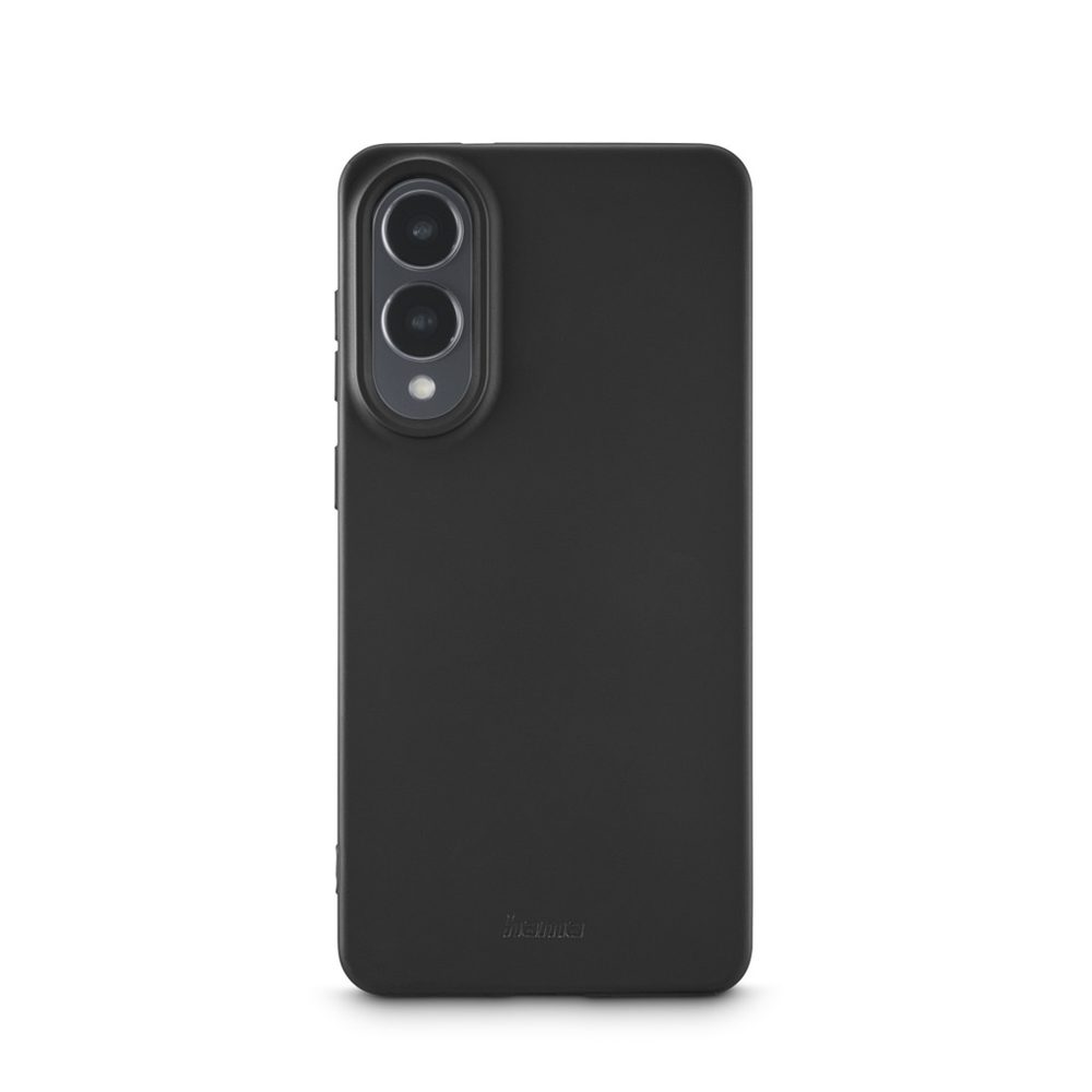 Levně Hama Fantastic Feel, kryt pro Samsung Galaxy S25 Edge, hebký povrch, černý