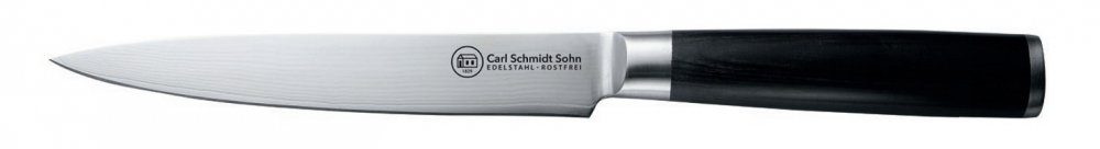 Levně CS SOLINGEN Nůž porcovací damascénská nerezová ocel 18 cm KONSTANZ CS-071257