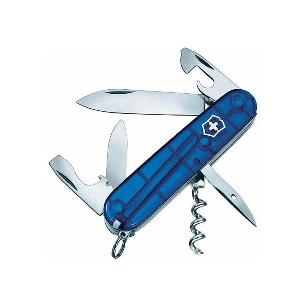 Levně nůž 12-funkcí 91mm Spartan modrý trasnp., kapesní, Victorinox