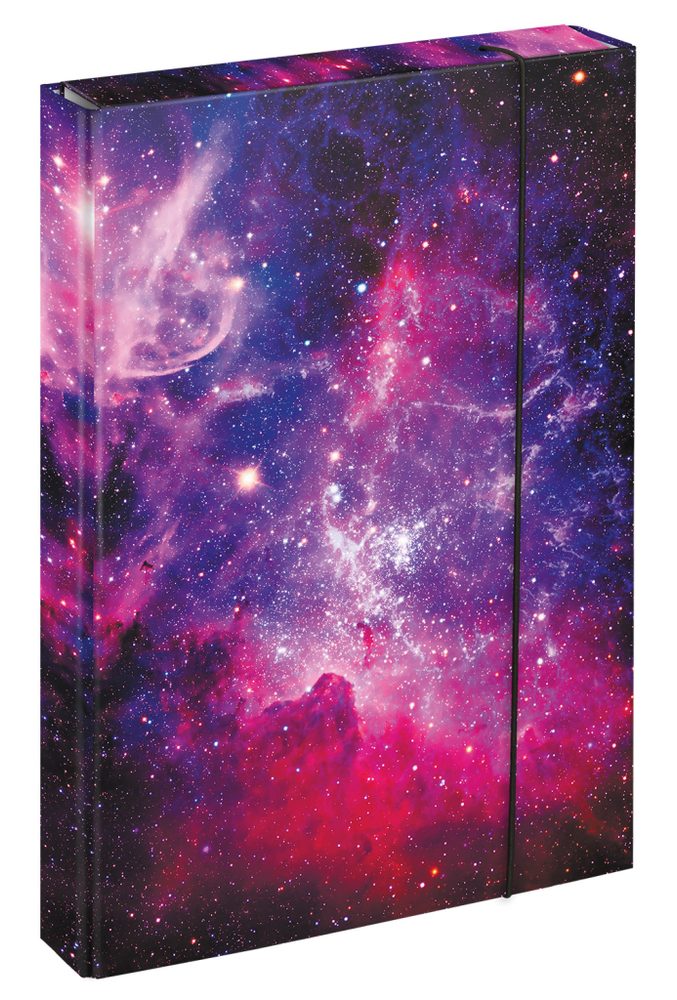 Levně BAAGL Desky na školní sešity A4 Jumbo Galaxy Baagl