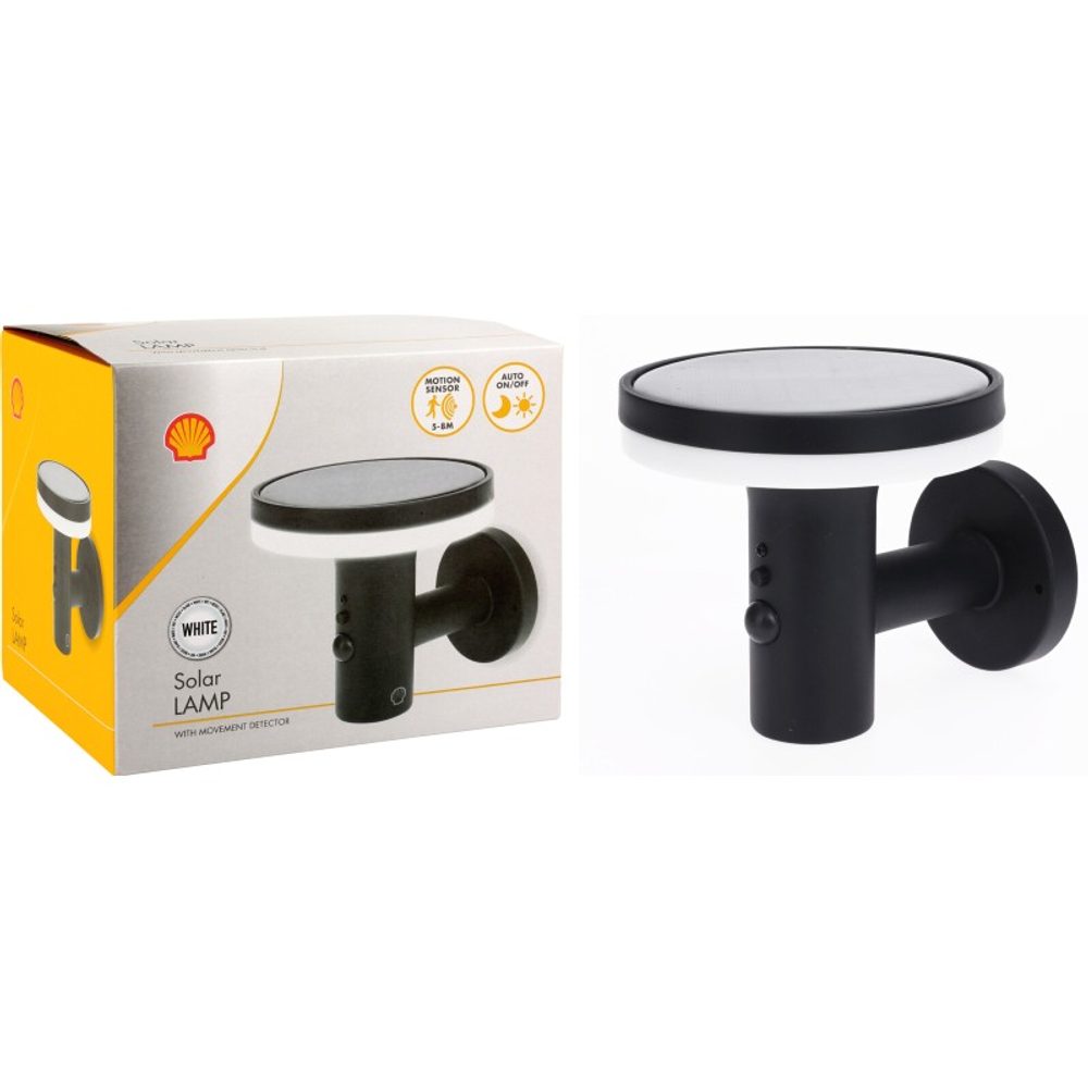 Levně SHELL Solární světlo s pohybovým čidlem nástěnné KO-DT3300310