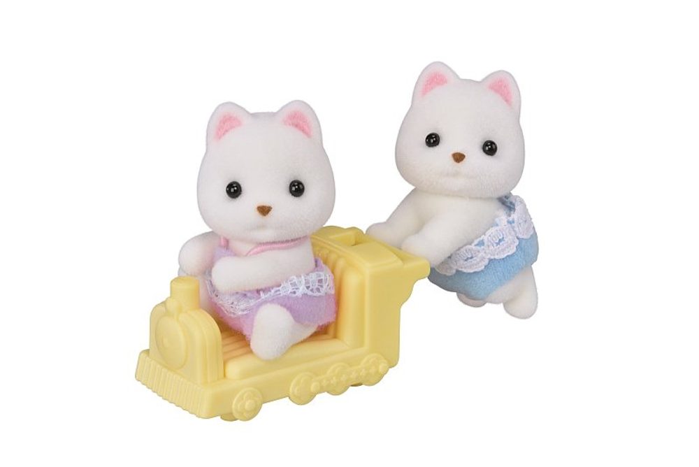 Levně Sylvanian family Pomeranian dvojčata baby