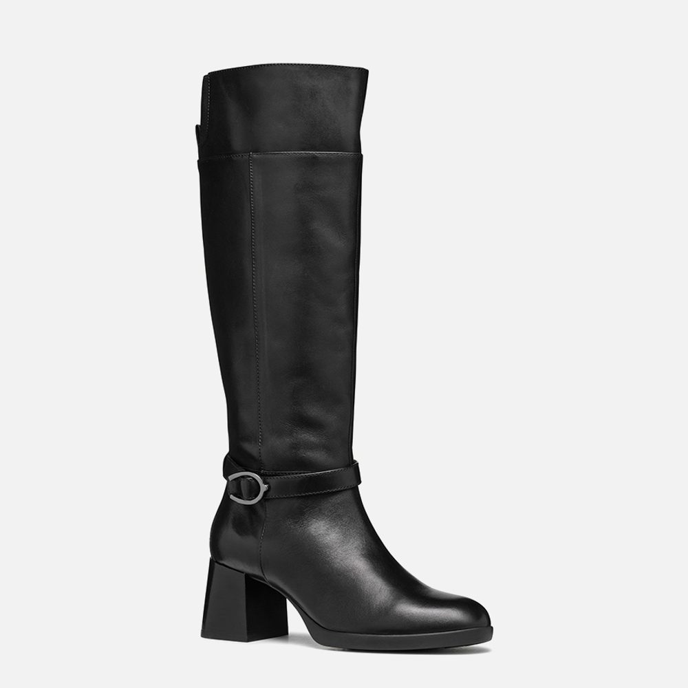 Černé dámské kozačky Geox Walk Pleasure 55 - 36