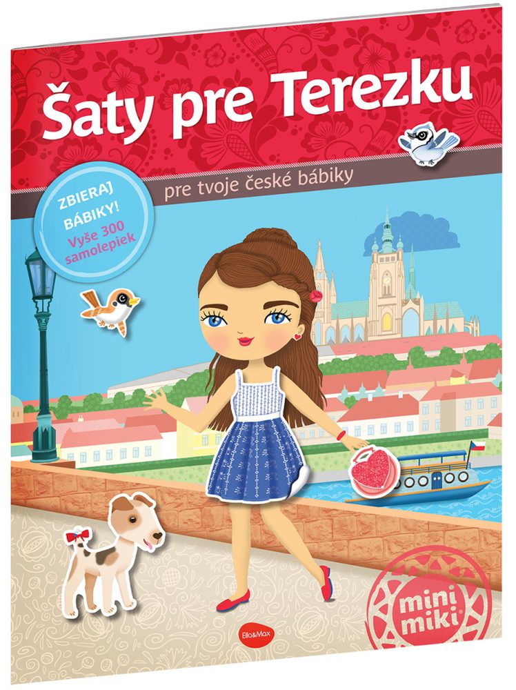 Levně Šaty pre TEREZKU ─ Kniha samolepiek