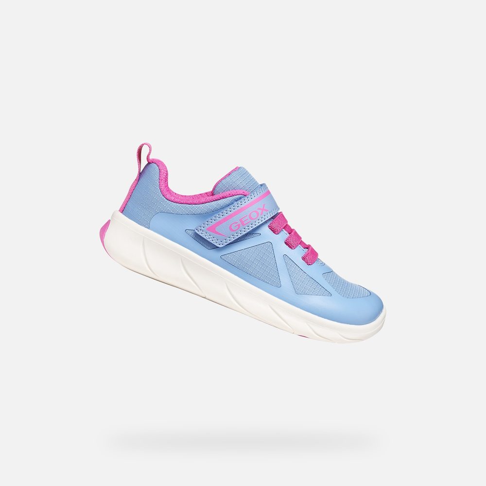 Světle modré dívčí tenisky Geox Foot-run - 24