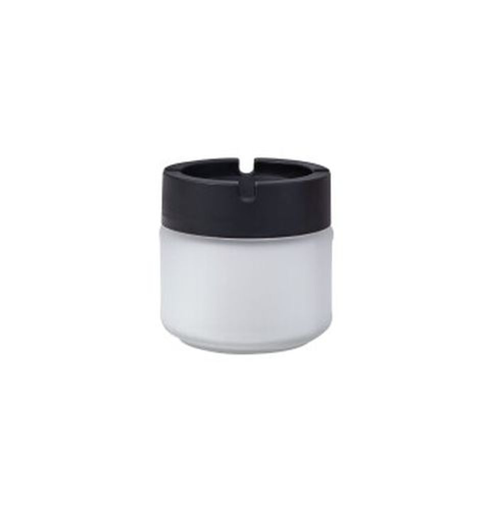 Levně popelník 300ml, ledové sklo/plast