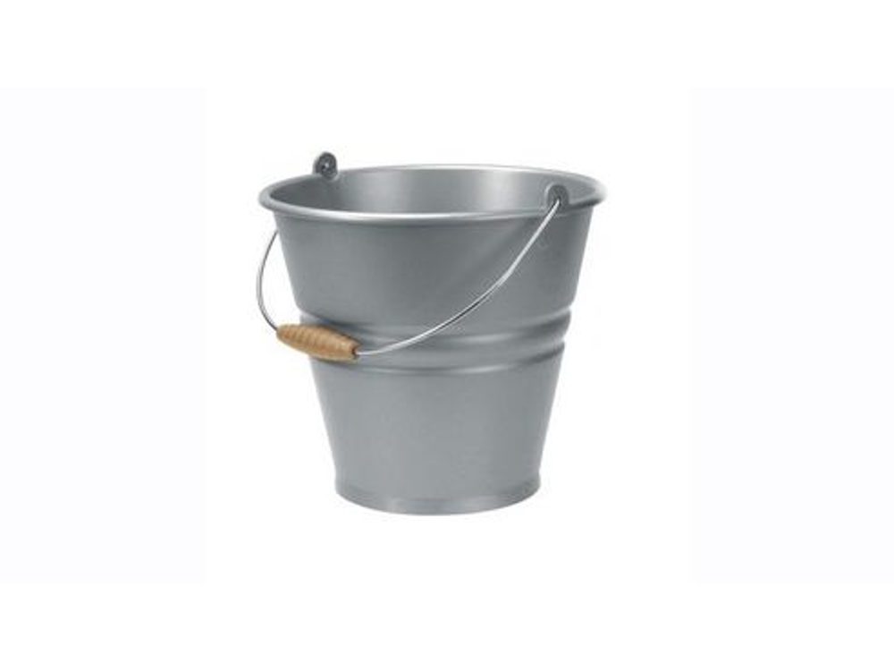 Levně vědro 10l NOSTALGIA, stříbrné, Tontarelli, plast