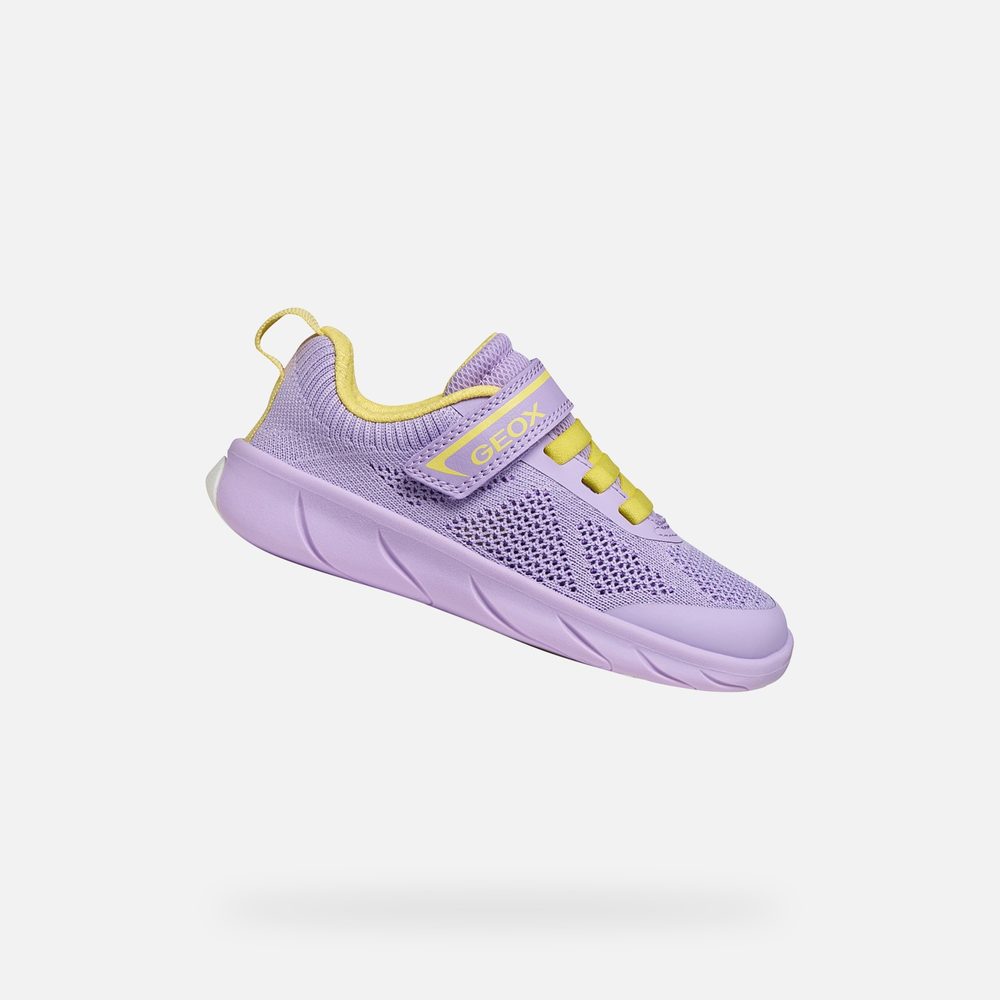 Levně Fialové dívčí tenisky Geox Foot-run - 31