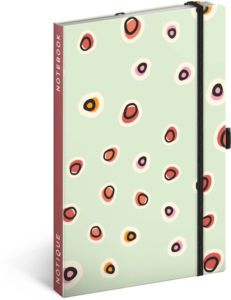 Levně Presco Group Notes Puntíky, linkovaný, 13 × 21 cm