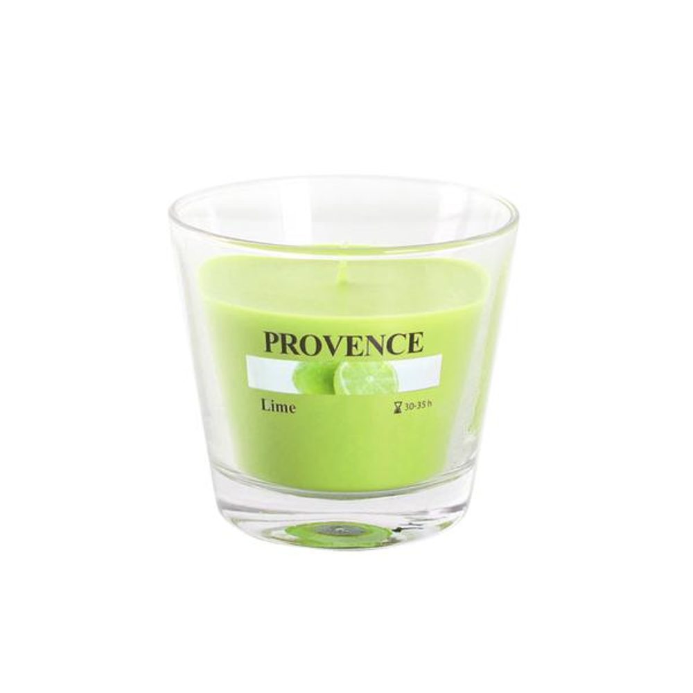 Levně Provence SVÍČKA VE SKLE 140G, LIMETKA