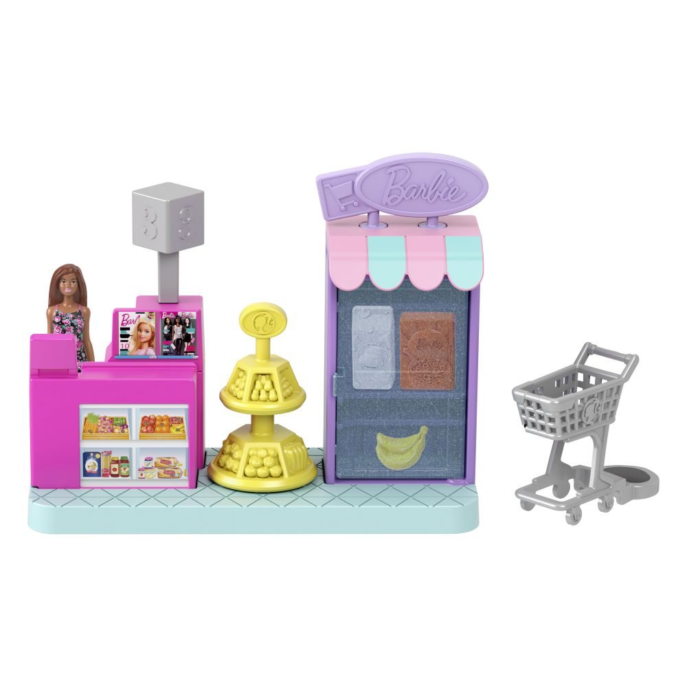 Levně BRB MINI BARBIELAND HERNÍ SET - SUPERMARKET